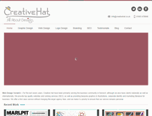 Tablet Screenshot of creativehat.co.uk